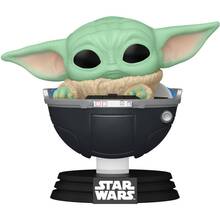 Фигурка Funko Pop! Мандалорец Малыш Грогу в коляске (76551)