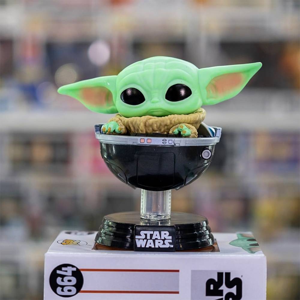 Фігурка Funko Pop! Мандалорець Малюк Грогу в колясці (76551) Колекційна серія герої кіно