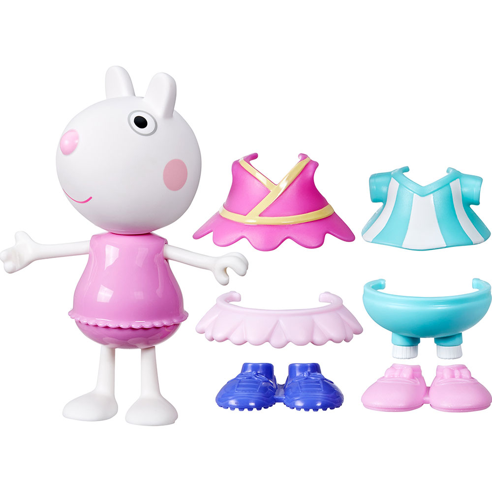 Игровой набор Peppa Pig Figurines Одень Сюзи (G0330) Дополнительно Элементы одежды легко одеваются и снимаются, как конструктор