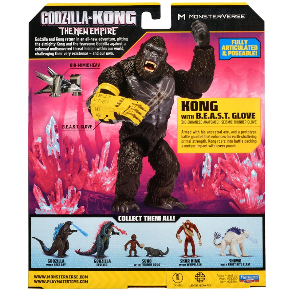 Фигурка GODZILLA VS. KONG Конг со стальной лапой (35204) Комплектация фигурка с аксессуаром