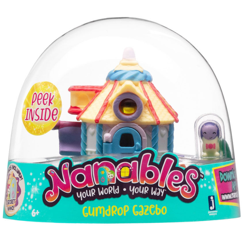 Фігурка Nanables Jazwares Small House Місто солодощів Цукерковий будиночок 8 см (NNB0015)