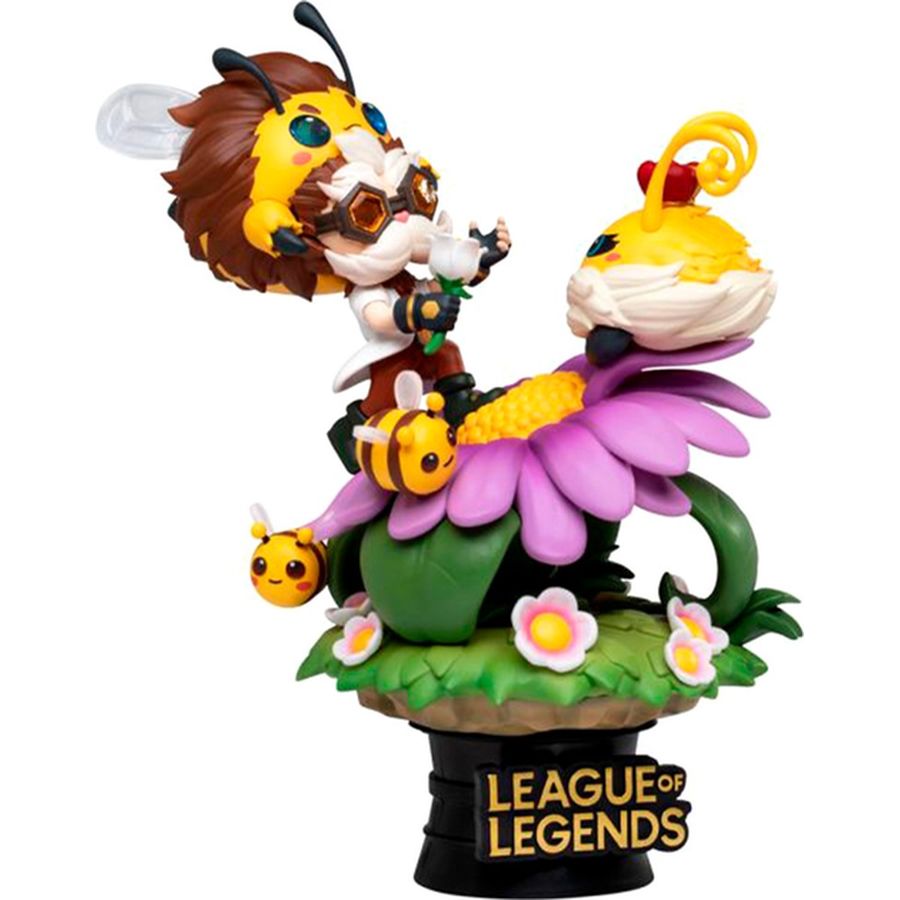 Фото Набор фигурок Beast Kingdom League Of Legends Diorama Nunu and Beelump and Heimerstinger Лига легенд 17.2 см (D-Stage120)