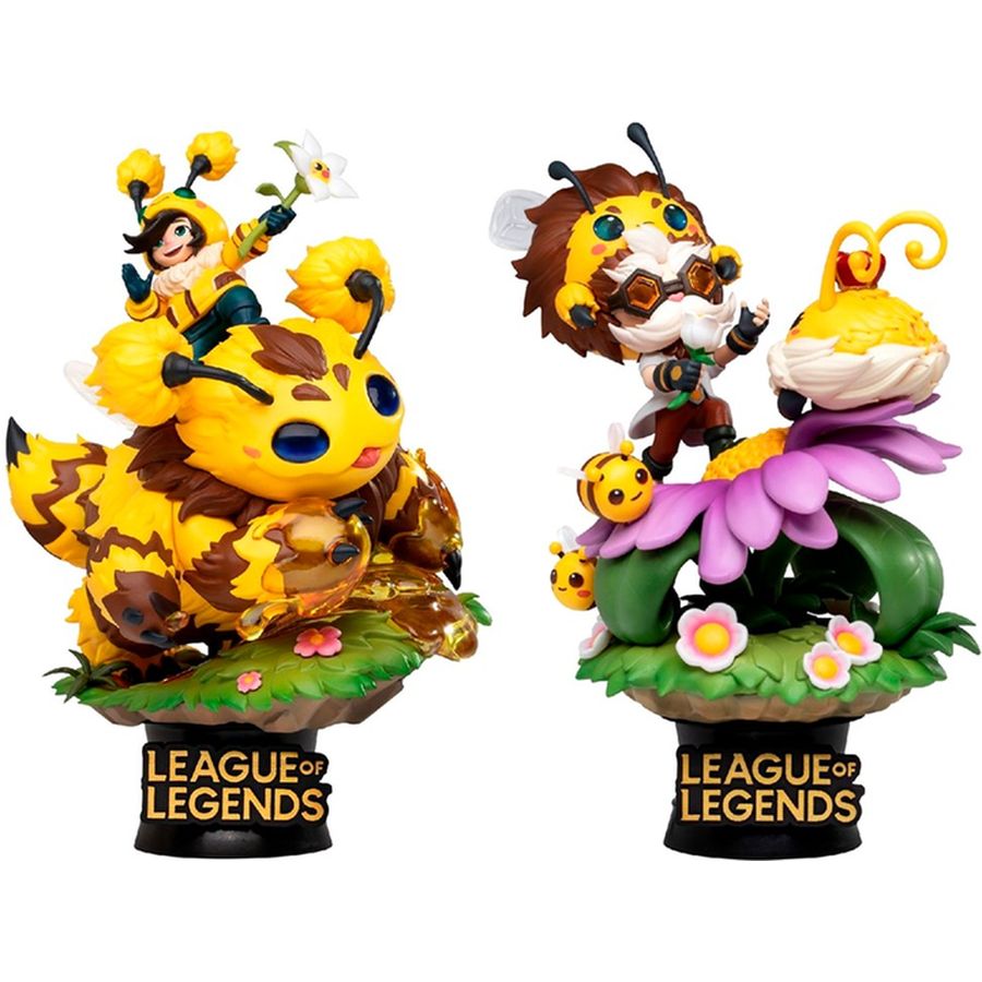 Набор фигурок Beast Kingdom League Of Legends Diorama Nunu and Beelump and Heimerstinger Лига легенд 17.2 см (D-Stage120)