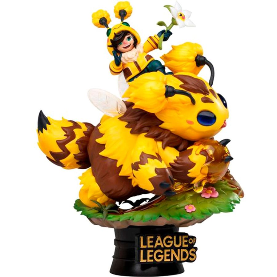 Набор фигурок Beast Kingdom League Of Legends Diorama Nunu and Beelump and Heimerstinger Лига легенд 17.2 см (D-Stage120) Коллекционная серия герои игр