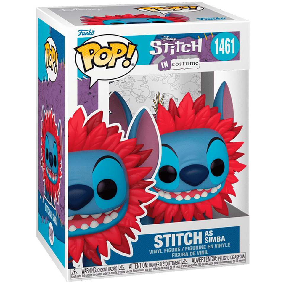 Фигурка FUNKO POP! Disney Стич в костюме Симбы (75164) Для кого универсально