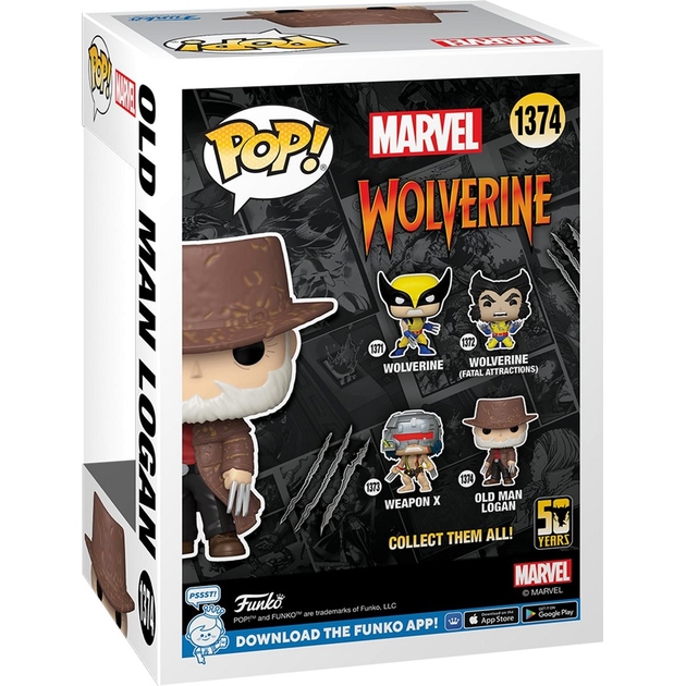 Фігурка FUNKO POP Marvel Wolverine 50th - Ultimate Old Man Logan (5908305247739) Тип один предмет