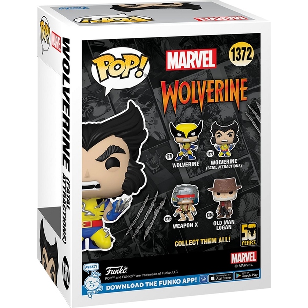 Фігурка FUNKO POP Marvel Wolverine 50th - Ultimate Wolverine w/ Adamantium (5908305247777) Тип один предмет