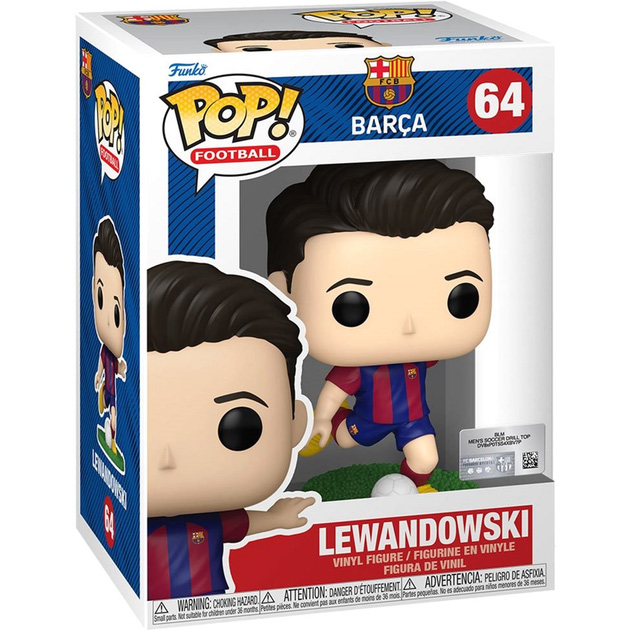 Фігурка FUNKO POP Football: FC Barcelona Lewandowski (5908305247234) Для кого універсально