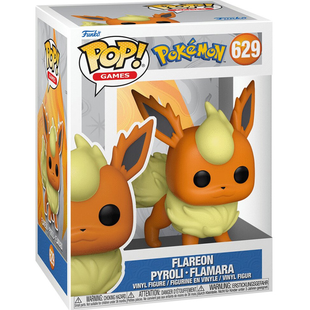 Фігурка FUNKO POP Games: Pokemon Flareon (5908305241522) Для кого універсально