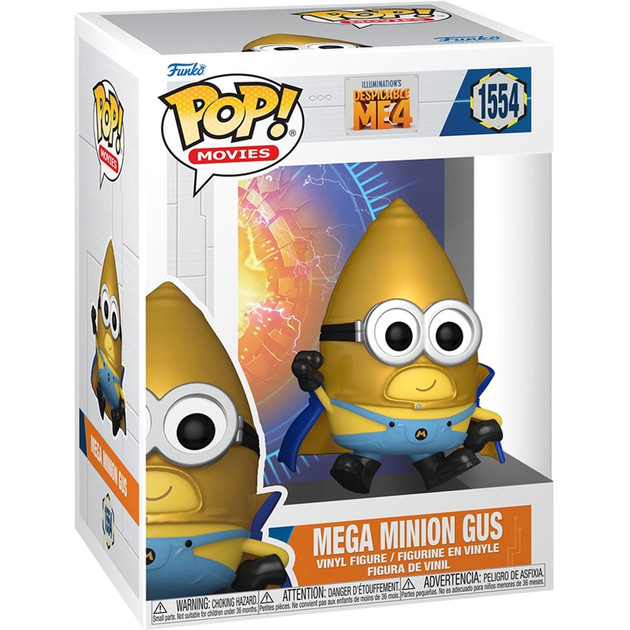 Фигурка FUNKO POP Movies: Despicable Me 4 Mega Minion Gus (5908305248361) Для кого универсально