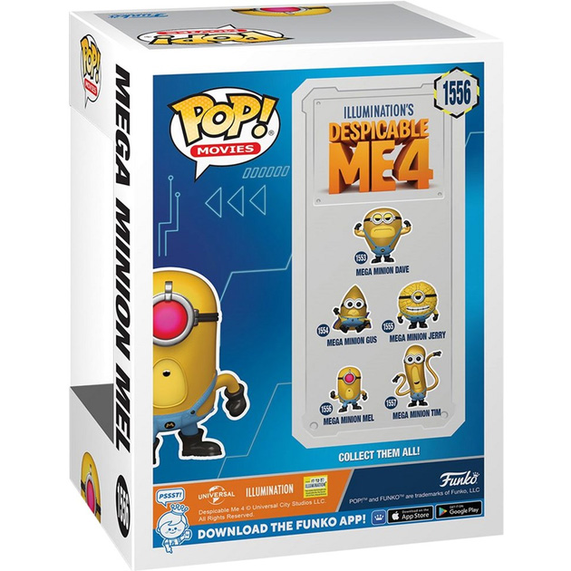 Фигурка FUNKO POP Movies: Despicable Me 4 Mega Minion Mel (5908305248347) Тип один предмет