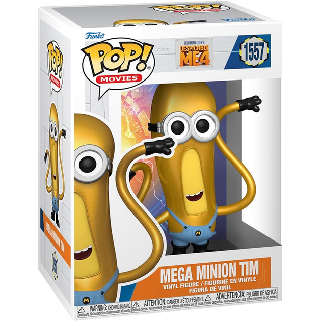 Фігурка FUNKO POP Movies: Despicable Me 4 Mega Minion Tim (5908305248385) Для кого універсально