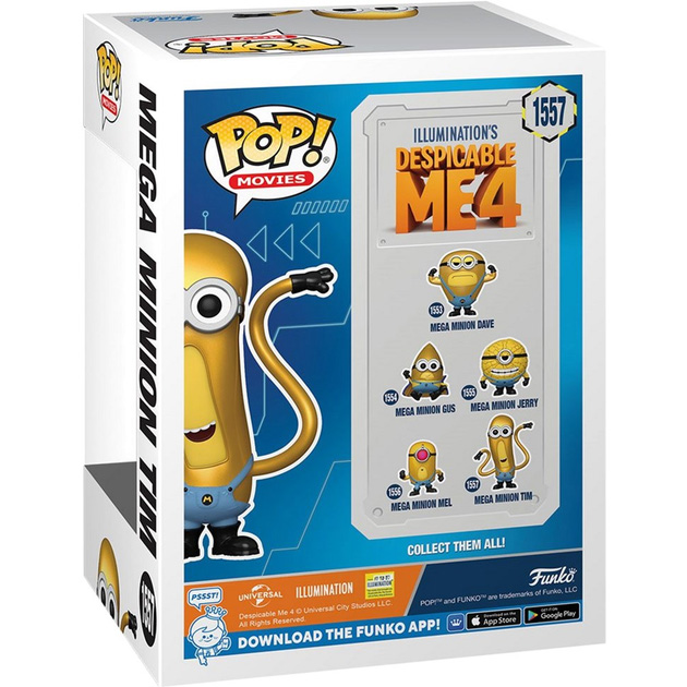 Фігурка FUNKO POP Movies: Despicable Me 4 Mega Minion Tim (5908305248385) Тип один предмет