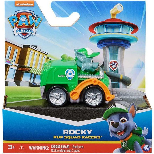 Фигурка PAW PATROL Спасательный мини-автомобиль с водителем Рокки (SM17791/4969) Для кого универсально