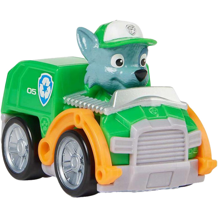 Фігурка PAW PATROL Рятувальний міні-автомобіль з водієм Роккі (SM17791/4969)