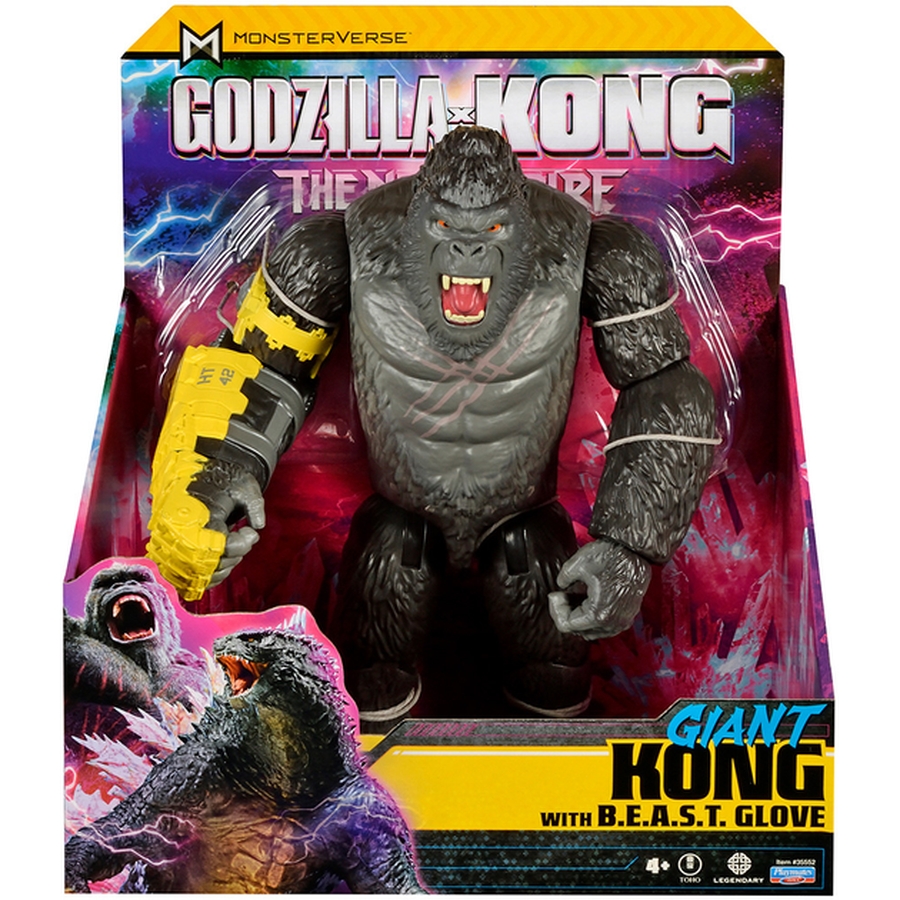 Фигурка Godzilla vs. Kong Конг Гигант со стальной лапой 28 см (35552) Коллекционная серия герои кино