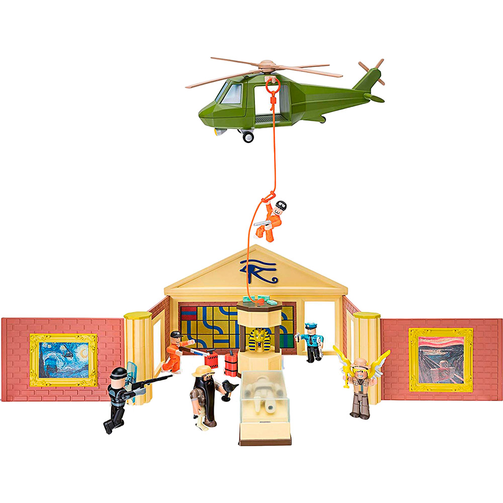 

Набор фигурок JAZWARES ROBLOX Deluxe Playset Jailbreak Museum Heist W6 (ROB0259), фигурка Jailbreak Museum Heist W6