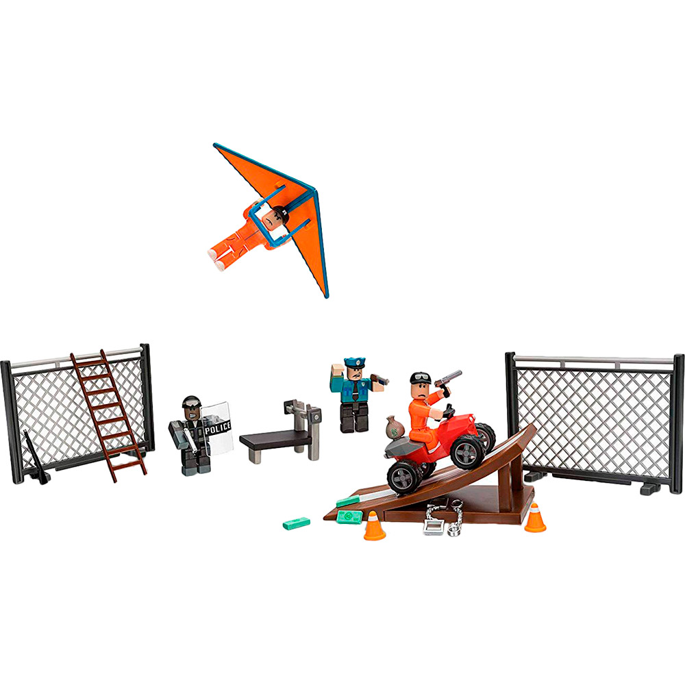 

Набор фигурок JAZWARES ROBLOX Environmental Set Jailbreak Great Escape W5 (ROB0216), фигурка Jailbreak Great Escape W5, 4шт