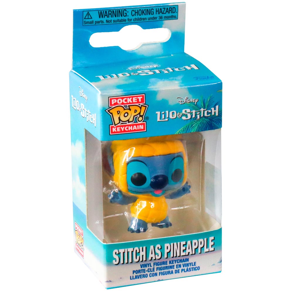 Игровая фигурка на клипсе FUNKO POP! Лило и Стич - Стич с Ананасом (87209) Тип один предмет