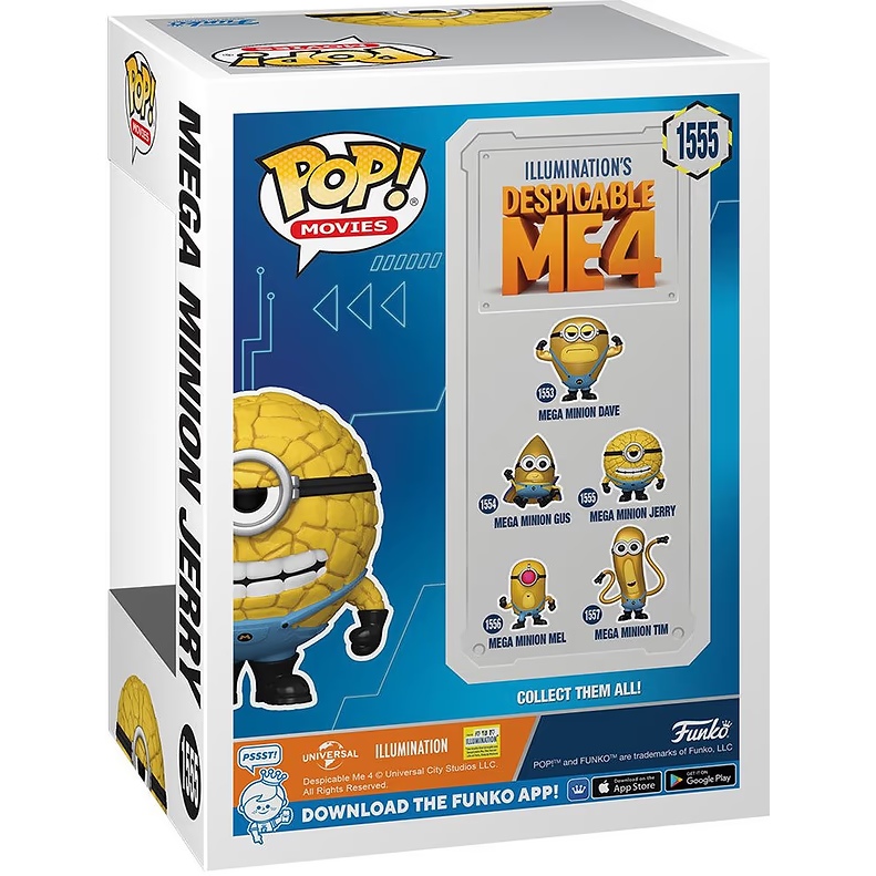 Фигурка FUNKO POP Movies Despicable Me 4 - Mega Minion Jerry (5908305248378) Тип один предмет