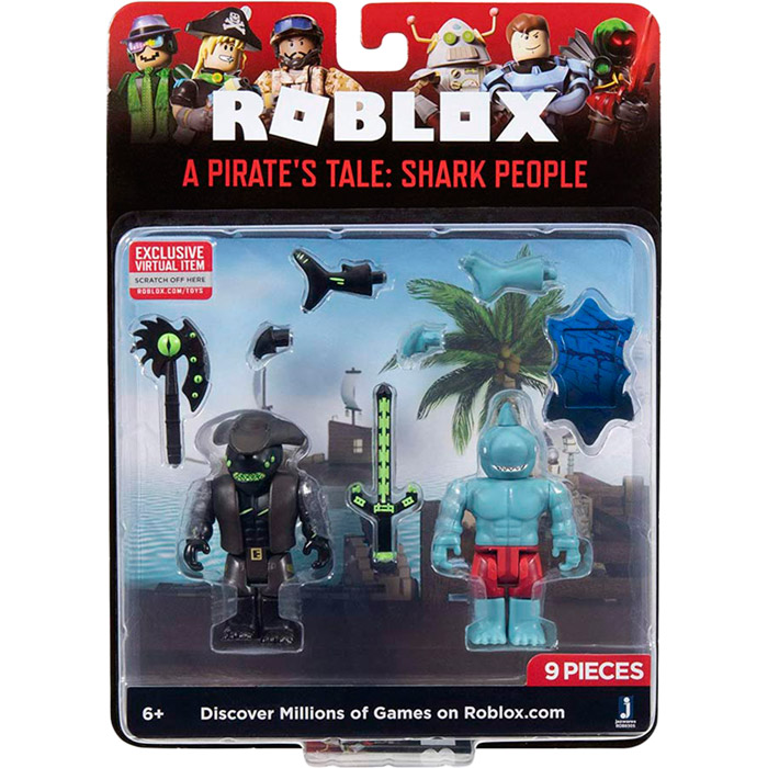 Набор фигурок JAZWARES ROBLOX A Pirate's Tale Shark People W7 (ROB0305) Для кого для мальчиков