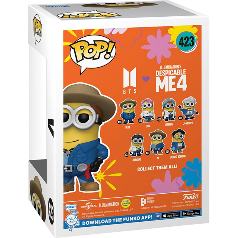 Фігурка FUNKO POP Rocks: Minions X BTS - V (889698859691) Тип один предмет