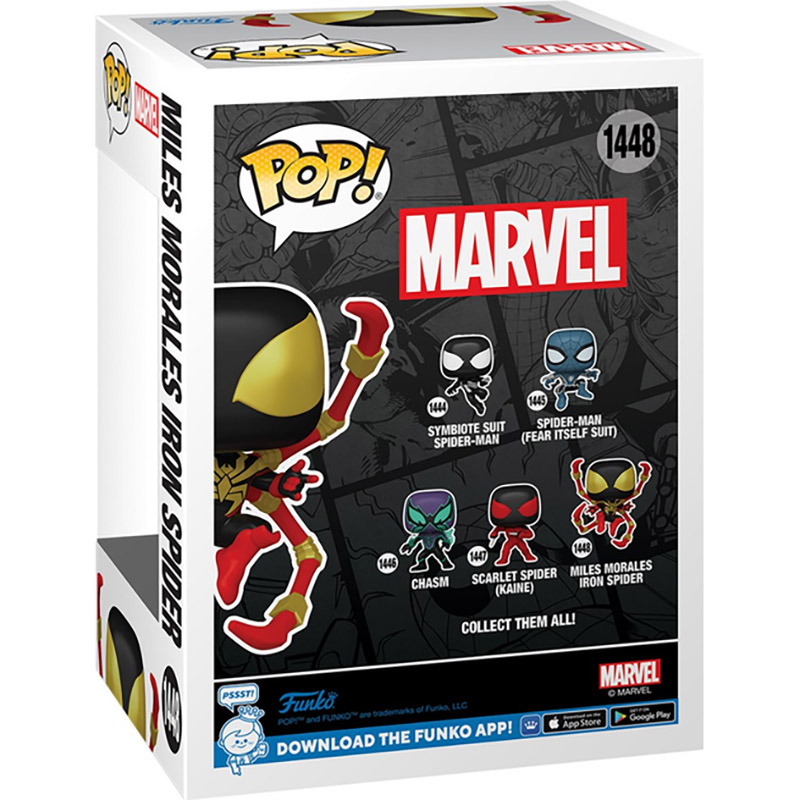 Фігурка FUNKO POP Marvel: Spider-Man Comics - Miles Iron Spider W/Chase (889698837538) Для кого універсально