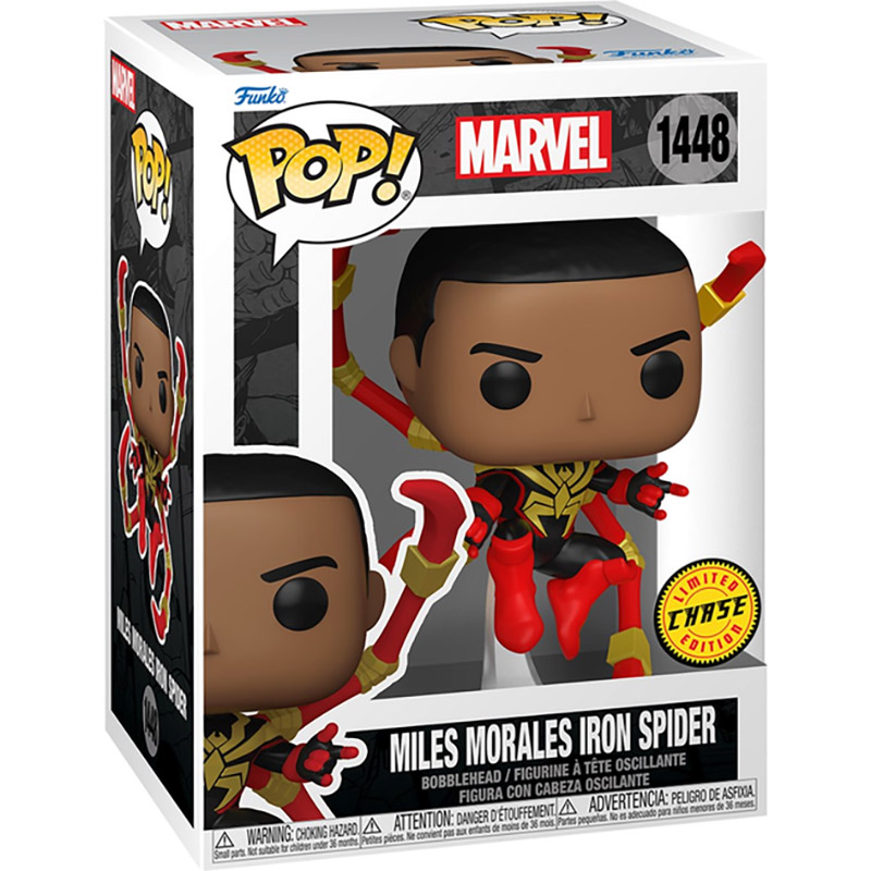 Фігурка FUNKO POP Marvel: Spider-Man Comics - Miles Iron Spider W/Chase (889698837538) Колекційна серія герої кіно