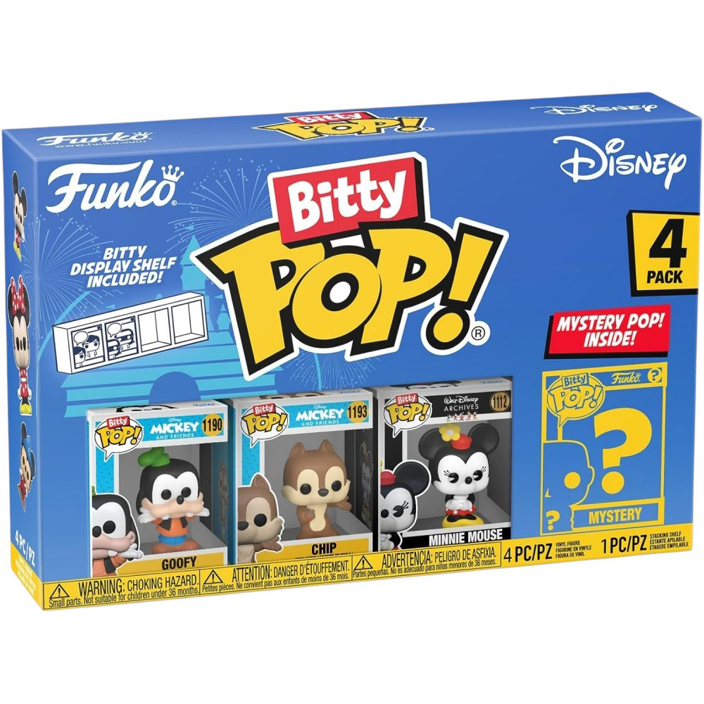 Набір фігурок FUNKO Bitty Pop: Disney - Goofy 4 шт (889698713221) Набір фігурок FUNKO Bitty Pop: Disney - Goofy 4 шт (889698713221)