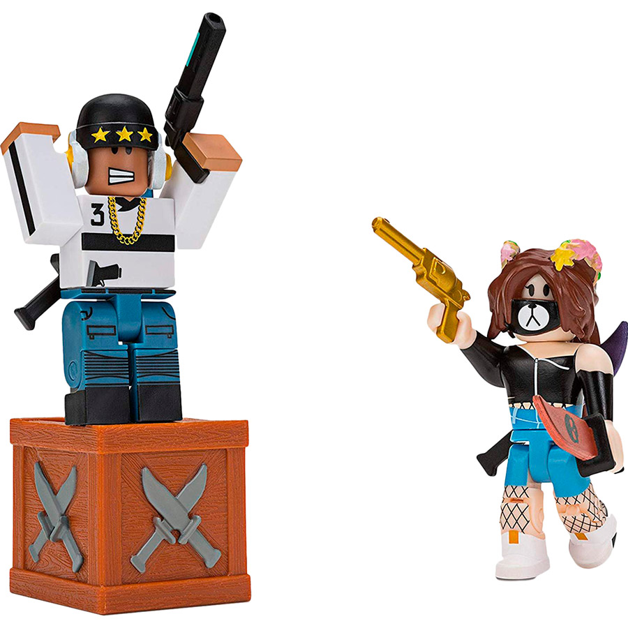 

Набор фигурок JAZWARES ROBLOX Game Packs Murder Mystery 2 W6 (ROB0209), фигурка Murder Mystery 2 W6, 2 шт.