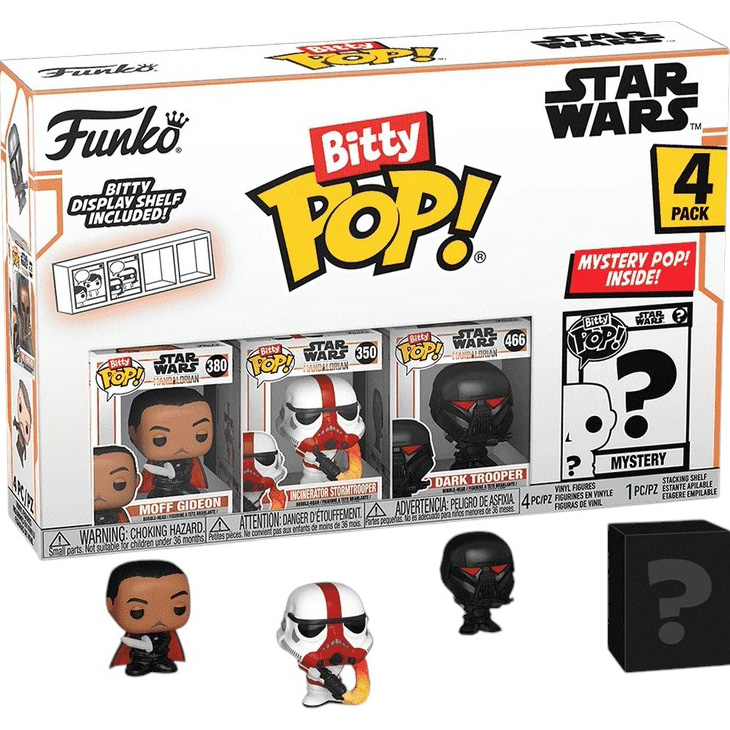 Набір фігурок FUNKO Bitty Pop: Star Wars Mandalorian - Moff Gideon 4 шт (889698754545) Набір фігурок FUNKO Bitty Pop: Star Wars Mandalorian - Moff Gideon 4 шт (889698754545)