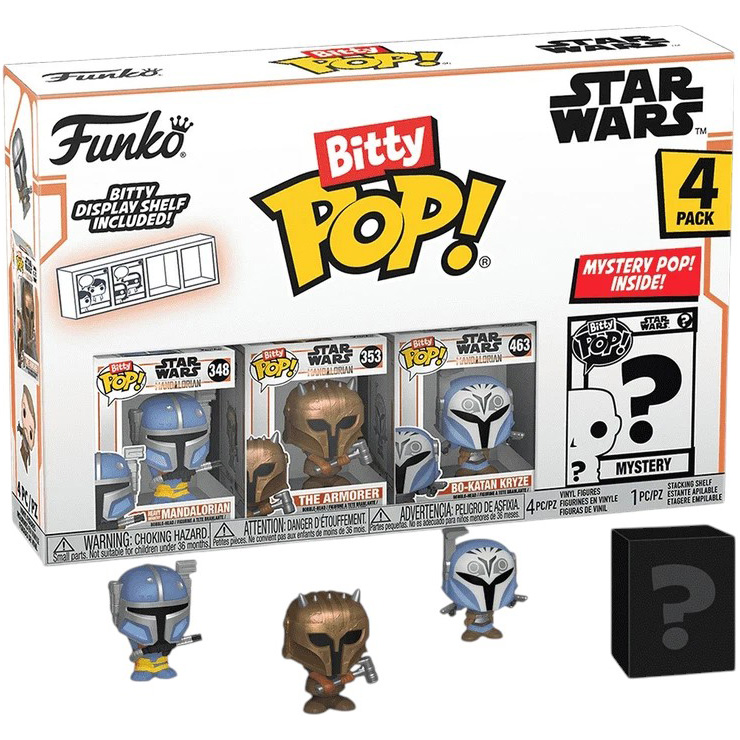 Набір фігурок FUNKO Bitty Pop: Star Wars - Heavy Mandalorian 4 шт (889698754514) Набір фігурок FUNKO Bitty Pop: Star Wars - Heavy Mandalorian 4 шт (889698754514)