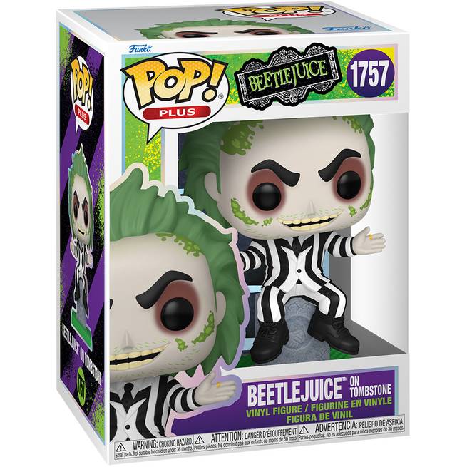 Фигурка FUNKO POP Plus: Beetlejuice S3 Beetlejuice w/Tonbstone (889698835626) Для кого универсально