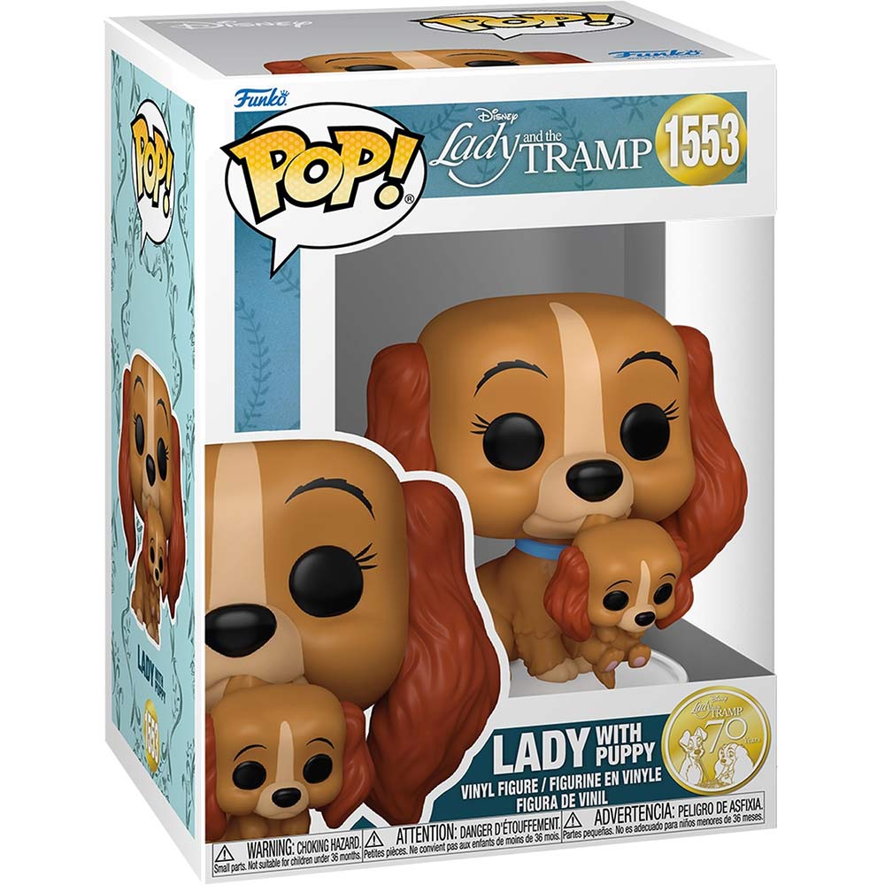 Фігурка FUNKO POP Disney: Lady and the Tramp - Lady Puppy (889698835688) Для кого універсально