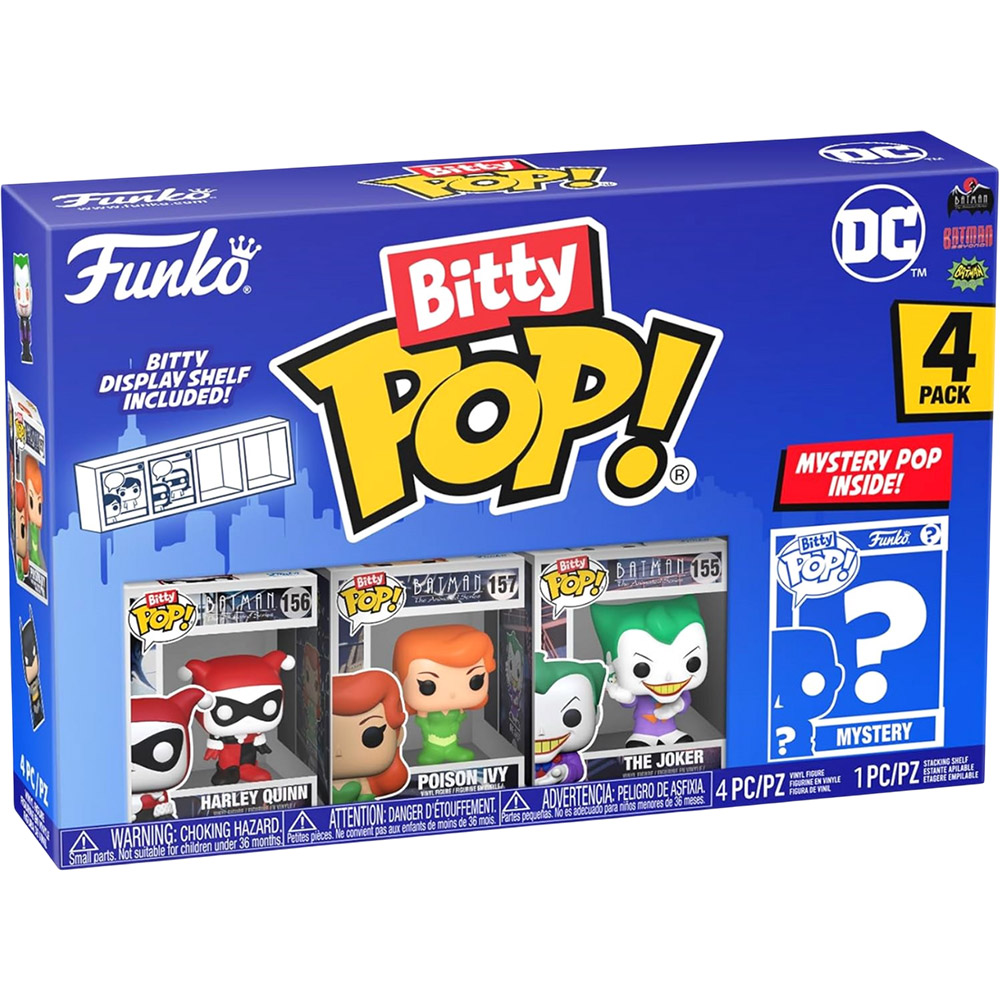 Фігурка Funko POP (Bitty): DC - Harley Quinn 4pk (889698713139) Для кого універсально