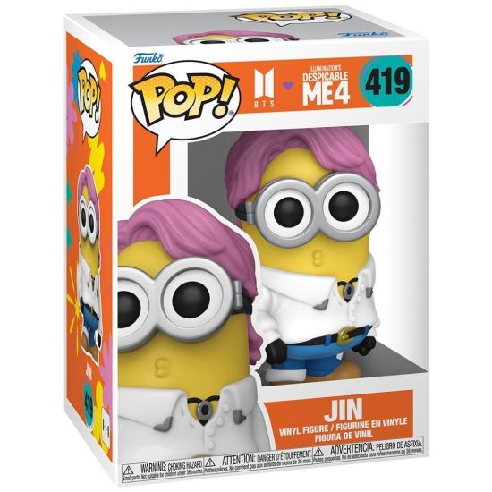Фігурка FUNKO POP Rocks: Minions X BTS Jin (889698859653) Для кого універсально