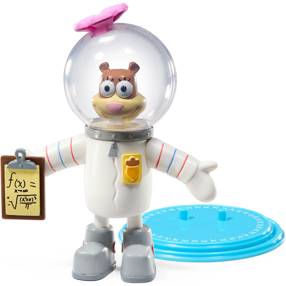 Внешний вид Фигурка NOBLE COLLECTION Spongebob Squarepants Sandy Cheeks Bendyfig Губка Боб 16.5 см (NN1415)