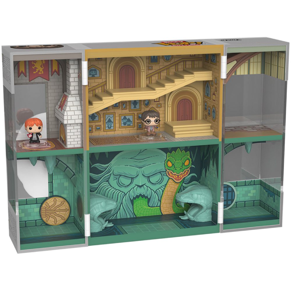 Набір FUNKO BITTY POP! Boxes серії Гаррі Поттер Хогвартс (85533) Додатково в комплект входить будиночок та 2 фігурки