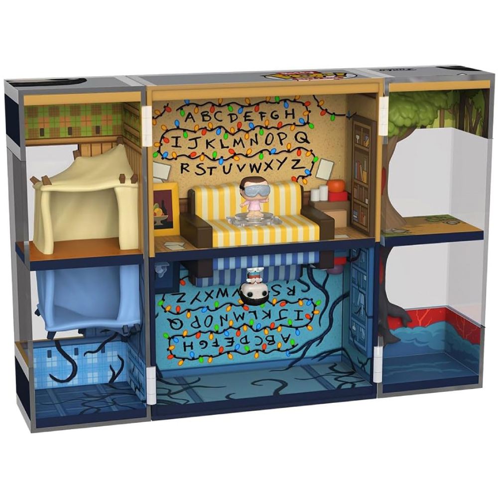 Набір FUNKO BITTY POP! Boxes серії Дуже дивні справи Будинок Байєрса (85534) Додатково в комплект входить будиночок та 2 фігурки