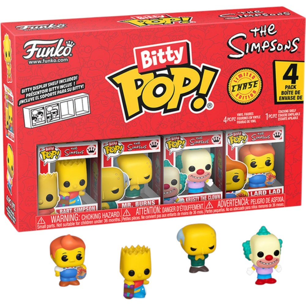 Набір фігурок FUNKO BITTY POP! Сімпсони - Барт 4 шт (85707) Для кого універсально