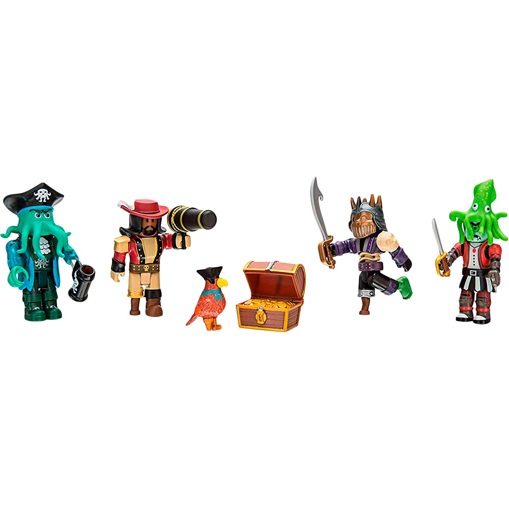 

Набор фигурок JAZWARES ROBLOX Mix&Match Set Pirate Showdown (ROB0212), фигурка Pirate Showdown, 4 шт.