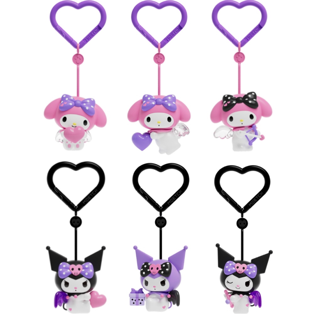 Брелок-сюрприз POP TOP Kuromi & My Melody - Милі крильця (24MDL-003) Додатково Із заводним механізмом