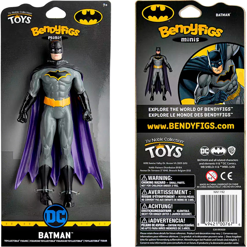Фигурка NOBLE COLLECTION DC COMICS Batman Mini Bendyfig (NN1192) Для кого универсально
