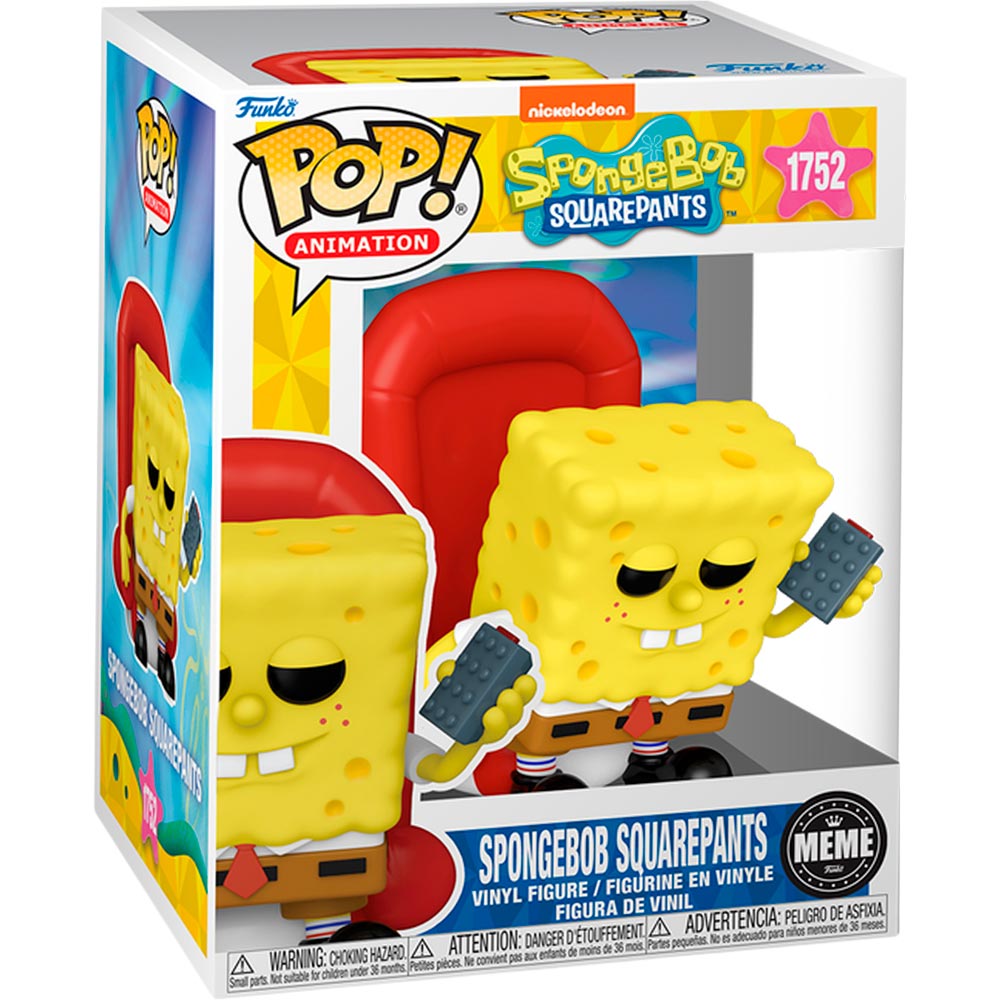 Фигурка FUNKO Ігрова фігурка POP! SpongeBob SquarePants Ight Imma Head Out Meme (81071) Для кого универсально