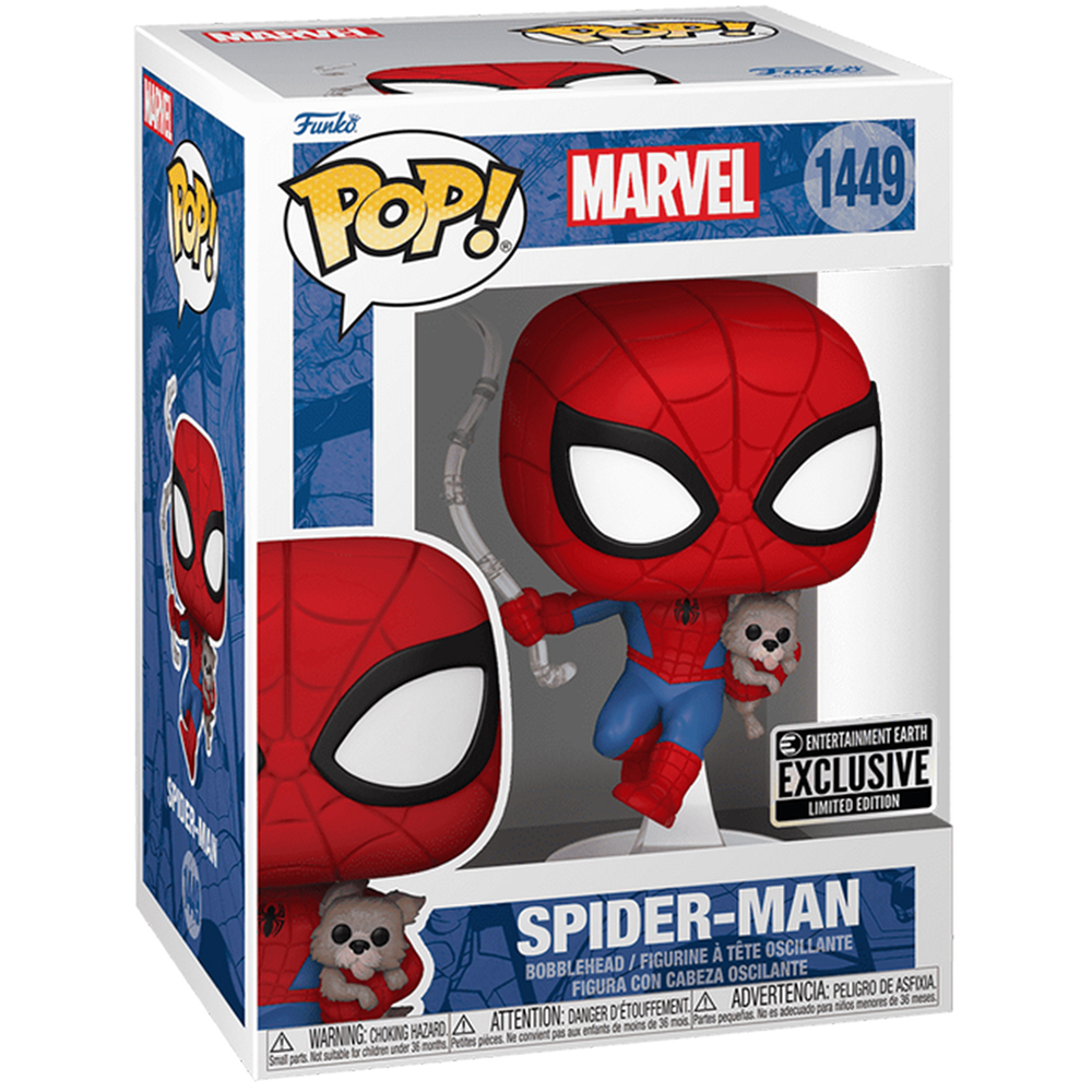Фігурка FUNKO POP! Людина-павук - Людина-павук із собакою (85244) Для кого універсально