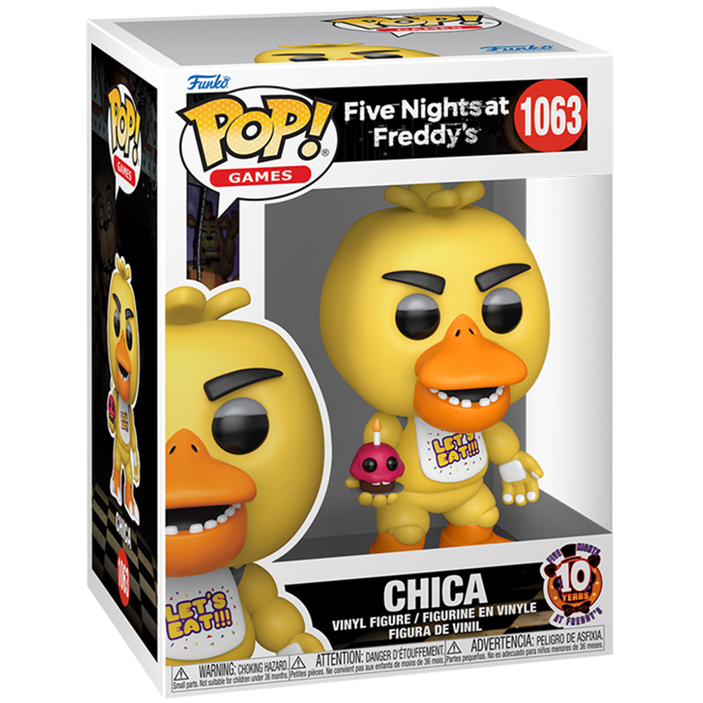 Фигурка FUNKO POP! 5 ночей в Фредди - Чика с Мистером Кексом Для кого универсально