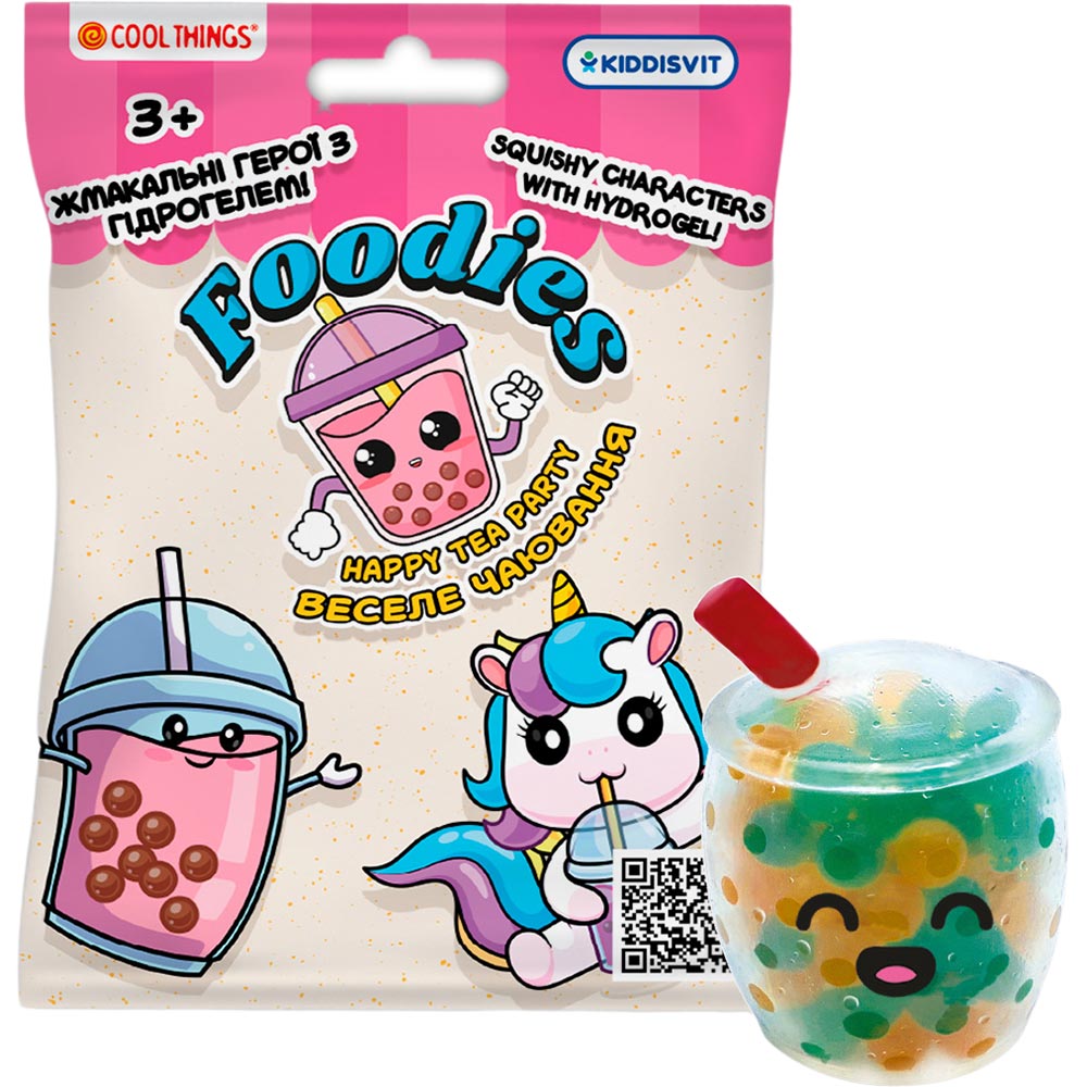 Фигурка-сквиш сюрприз COOL THINGS Foodies Веселое чаепитие (FO018) Для кого универсально