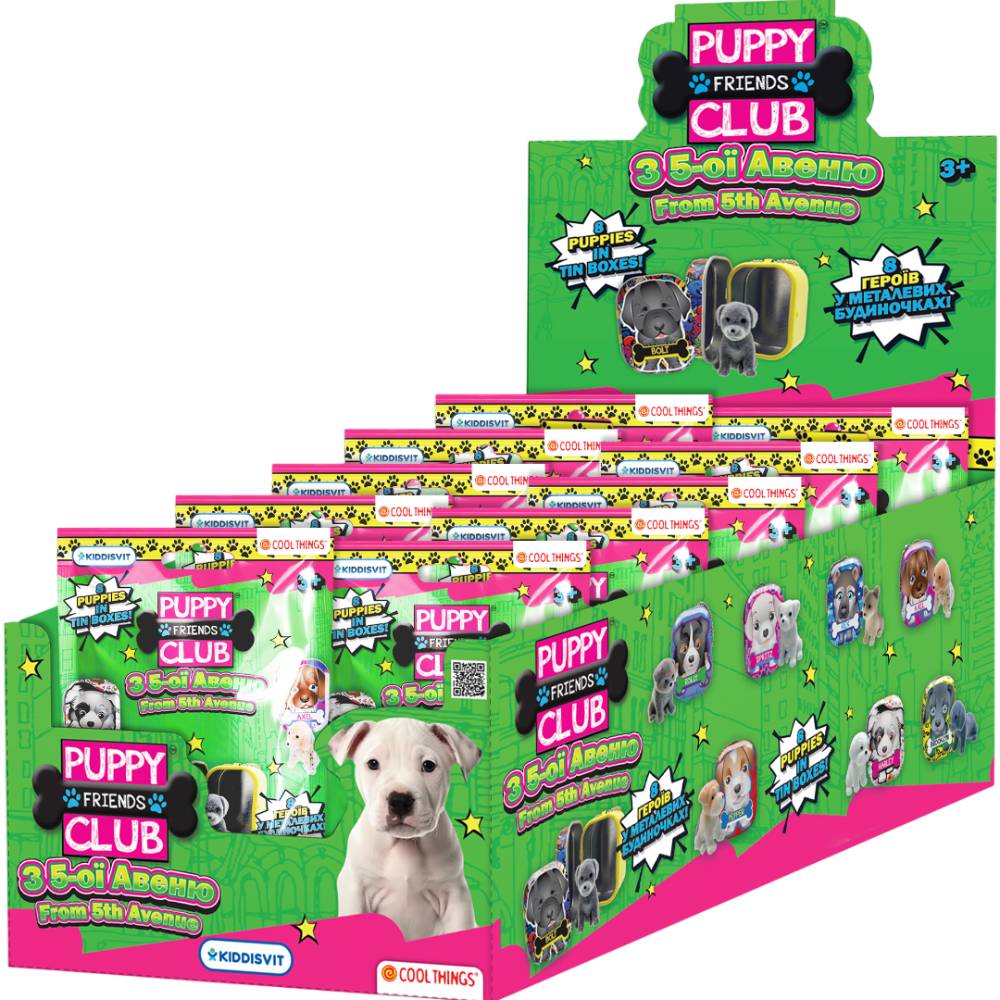Фигурка-сюрприз COOL THINGS Puppy Club Щенки с 5-ой Авеню (PC059) Для кого универсально