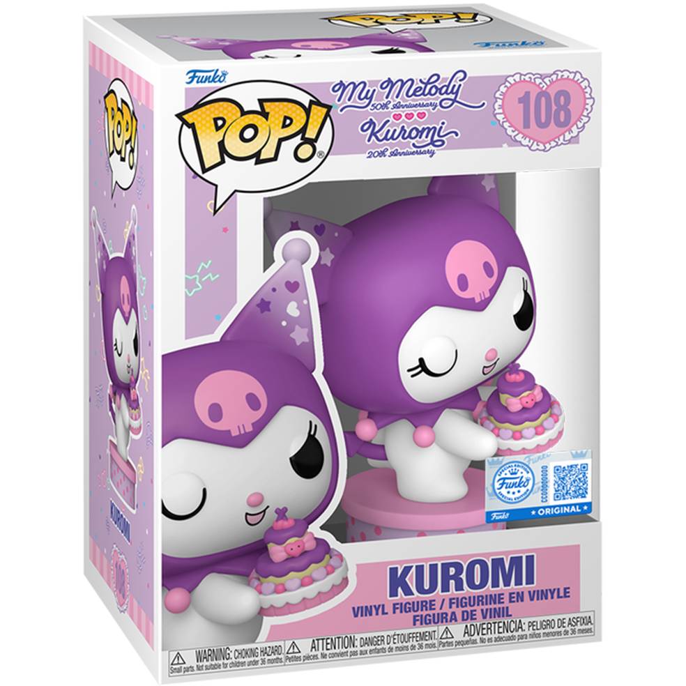 Фігурка FUNKO POP! Sanrio: My Melody & Kuromi Куромі з тортиком (87169) Для кого для дівчаток