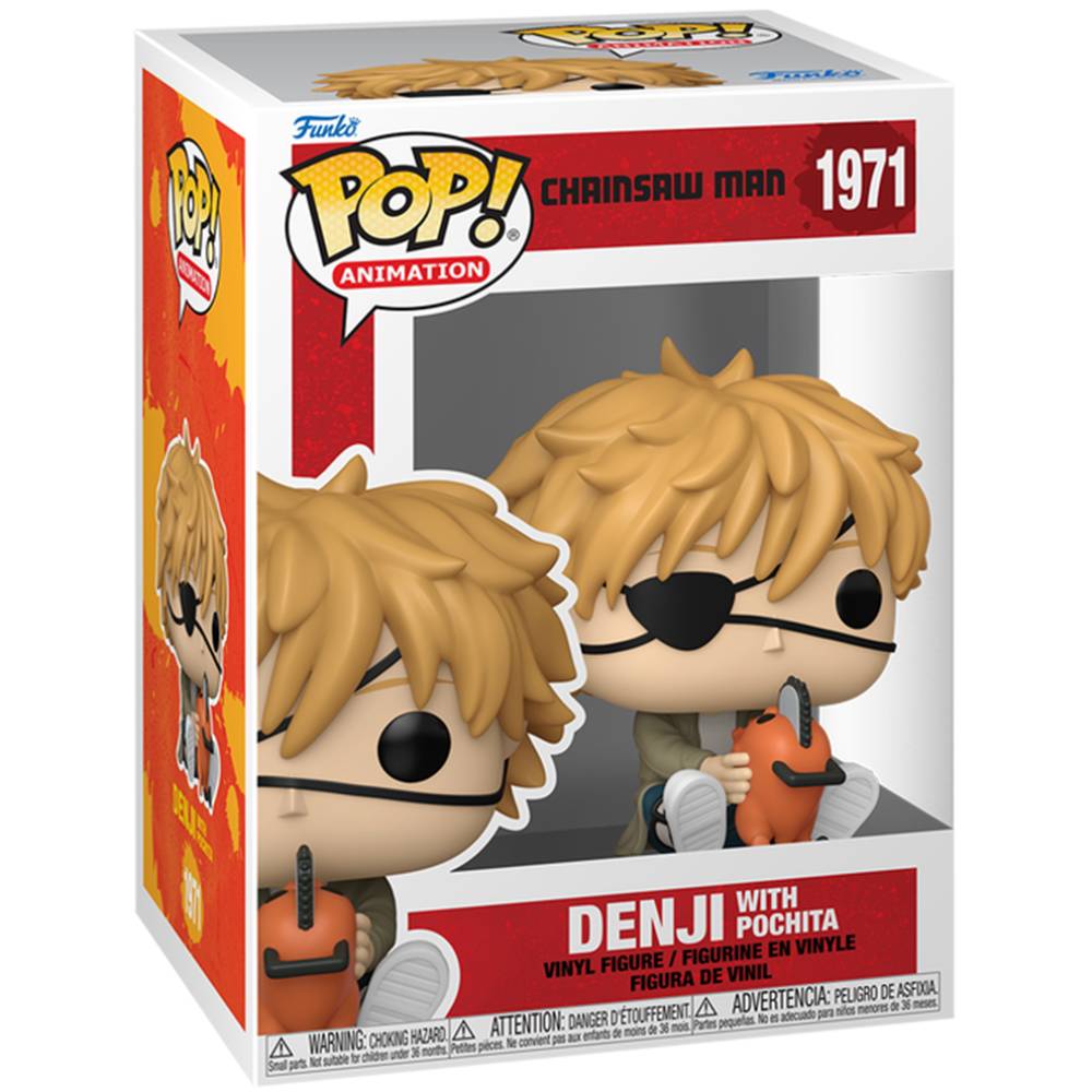 Фігурка Funko POP! Людина-бензопила - Денджі та Почита (86484) Для кого універсально
